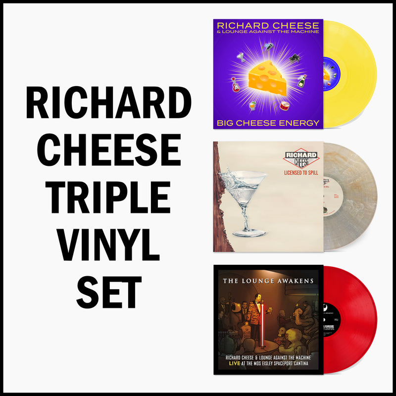 Richard Cheese "Triple Vinyl Set" - Bundle