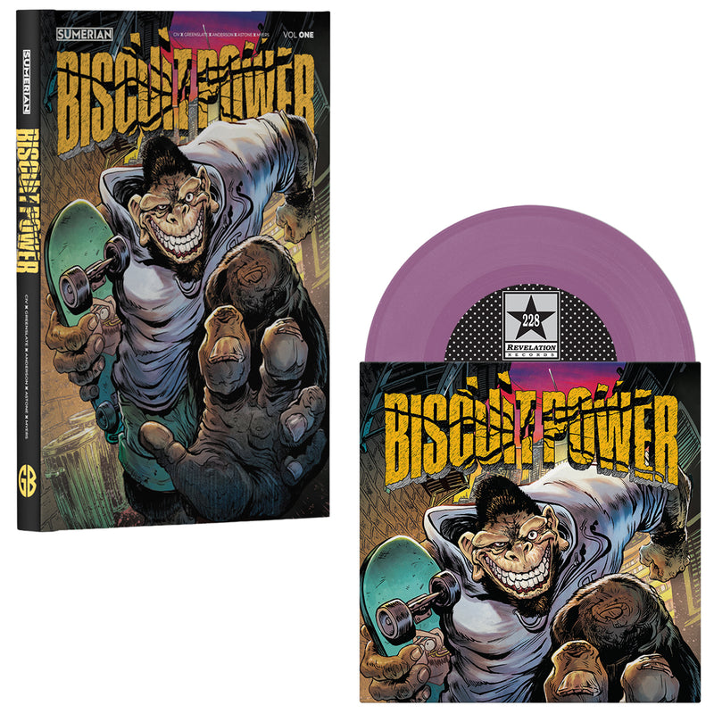 Gorilla Biscuits "Biscuit Power" - Hardcover Book+7"