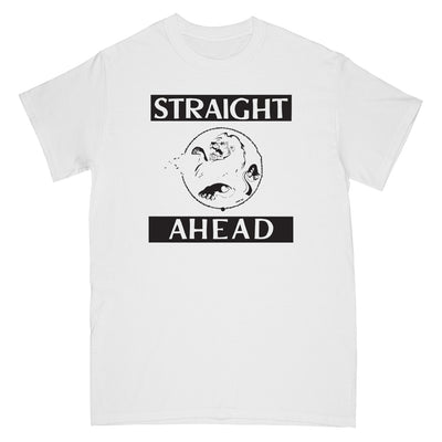 Straight Ahead "Record Cover (White)" - T-Shirt