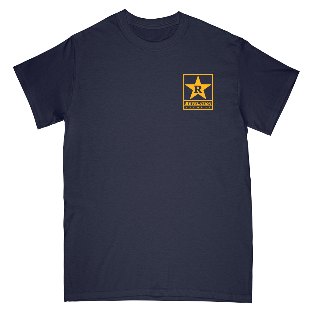 Revelation Records "Logo (Navy With Gold)" - T-Shirt