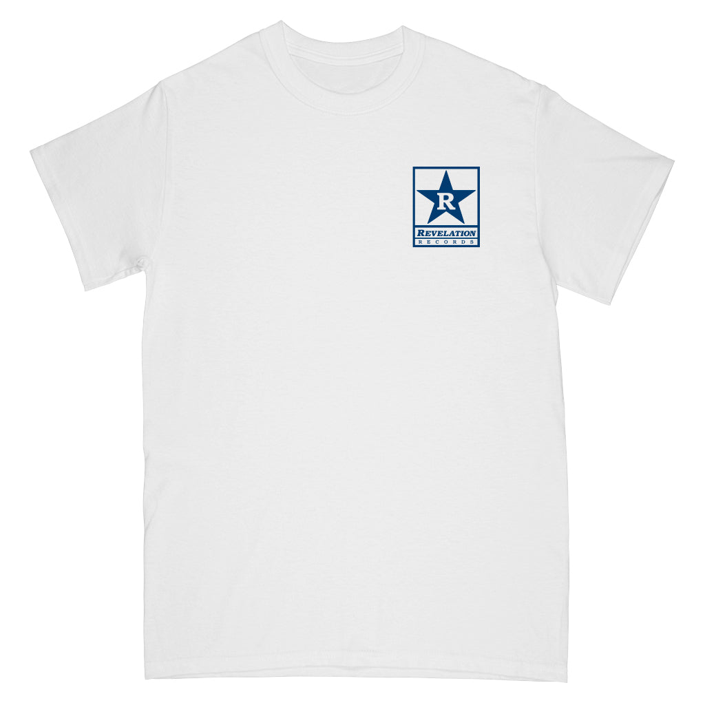 Revelation Records "Logo (White With Navy)" - T-Shirt