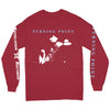 Turning Point "It's Always Darkest..... (Cardinal Red)" - Long Sleeve T-Shirt