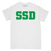 SSD "Logo (White With Green)" - T-Shirt