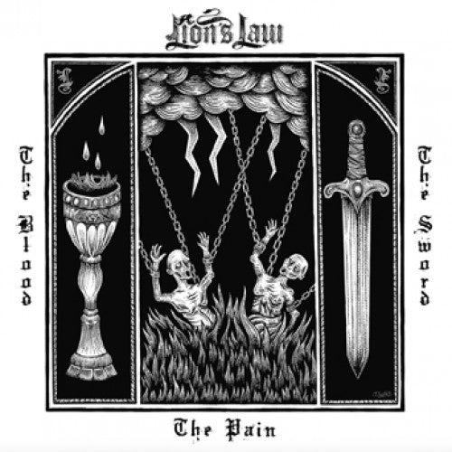 PIR263 Lion's Law "The Pain, The Blood, And The Sword" LP/CD Album Artwork