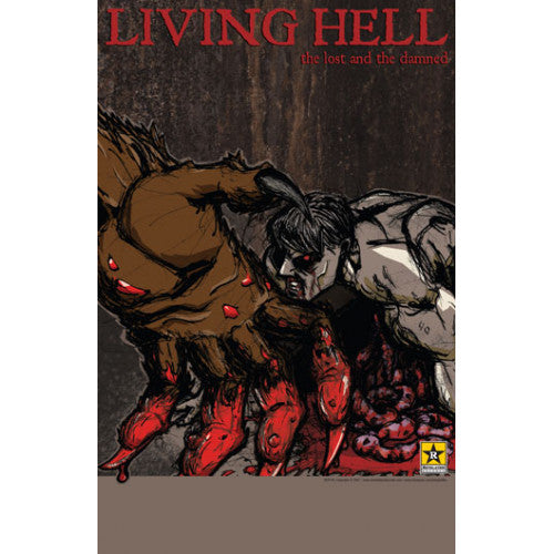 REVPOST145 Living Hell "The Lost And The Damned" -  Poster 