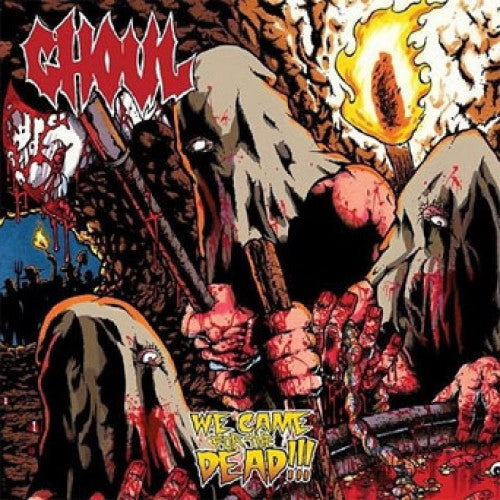 TANK082-1 Ghoul "We Came For The Dead!!!" LP Album Artwork