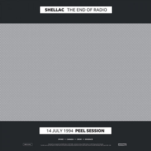 TG424 Shellac "The End Of Radio" 2XLP/CD Album Artwork