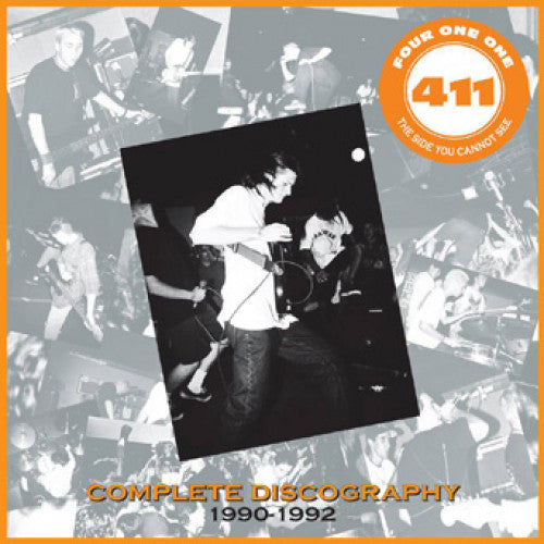 WSR011-1 411 "The Side You Cannot See: Complete Discography 1990-1992" LP  Album Artwork