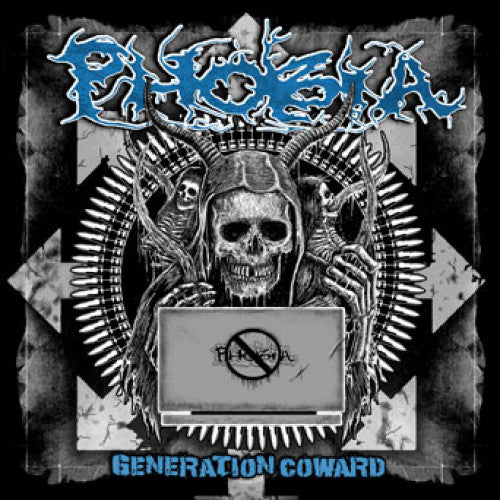 WT167-1 Phobia "Generation Coward" 12"ep Album Artwork